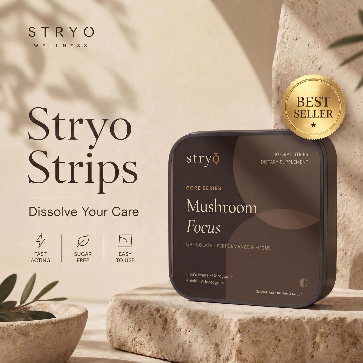 Stryō Core · Mushroom Focus Strips