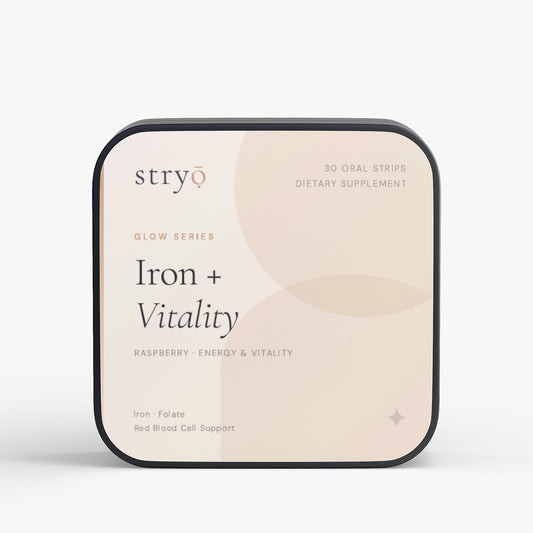 Stryō Glow · Iron & Vitality Strips